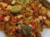 Terong Tahu Tempe Kriuk Balado Pedas Gurih
