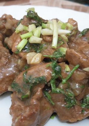 A picture of Pork Humba.
