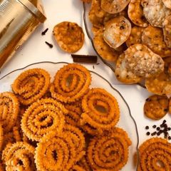A picture of Rice flour butter chokri.