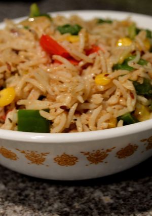 A picture of Capsicum Rice.