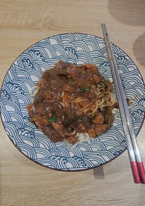 Foto resep 483. Jjajang myeon