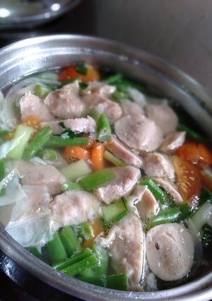 Foto resep Sayur Sop Bakso