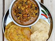 A picture of methi leaves soup