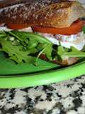 Bocadillo con harina 💯 integral, al 85 % saludable