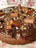 Tarta fácil de chocolate, cacahuete y café