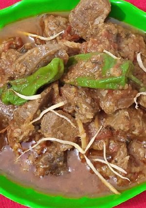A picture of Peshawari Beef Karahi.