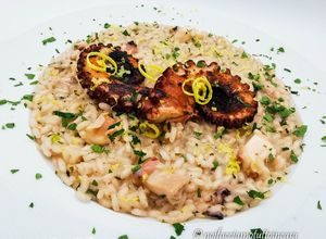 Foto di Risotto con polpo zenzero e timo gluten free