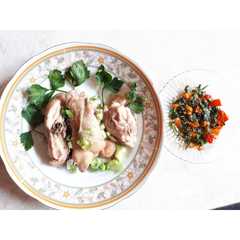 Ayam Hainan + Sambal Cocol রেসিপির প্রধান ছবি