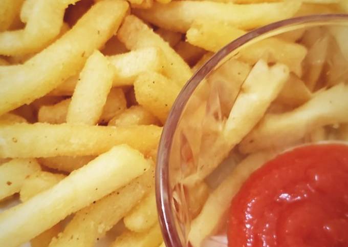 Yuk intip, Resep praktis membuat Kentang goreng 🍟 (no MSG) dijamin sedap