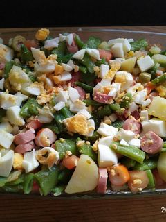 Una foto de Ensalada fresca de judía verde