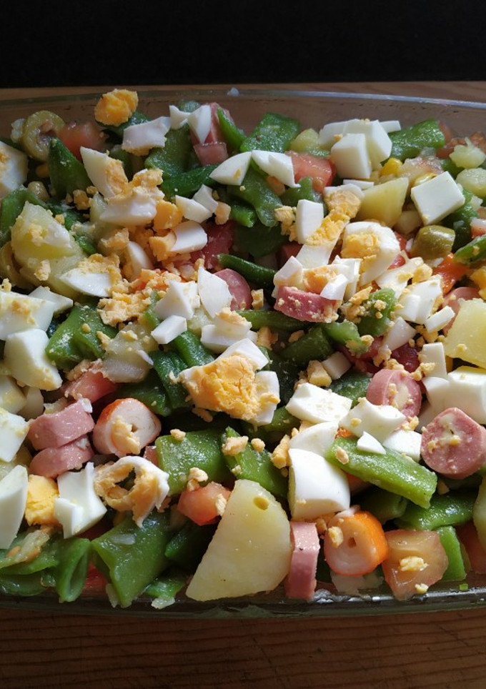 Una foto de Ensalada fresca de judía verde