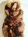 Pan trenzado con chocolate y nueces