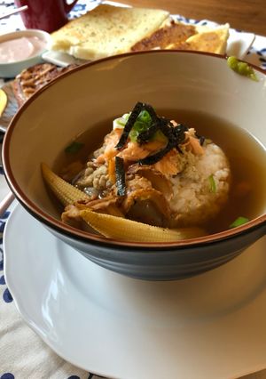 鮭魚茶泡飯 的食譜成品照片