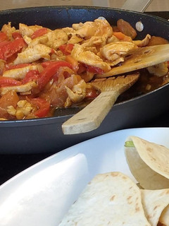 Una foto de Fajitas