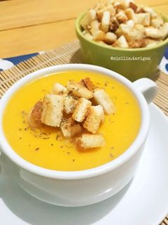 Foto resep Pumpkin Soup aka Sup Labu Kuning