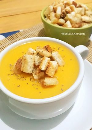 Foto resep Pumpkin Soup aka Sup Labu Kuning