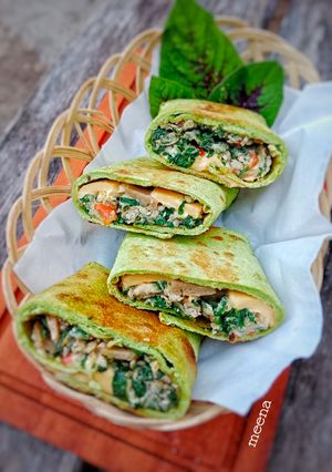 Foto resep Tortilla Bayam Telur