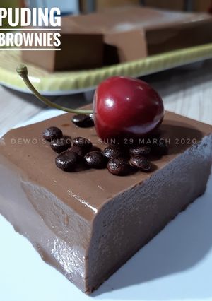 Foto resep Puding Brownies