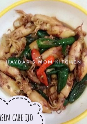 Foto resep Cumi asin cabe ijo