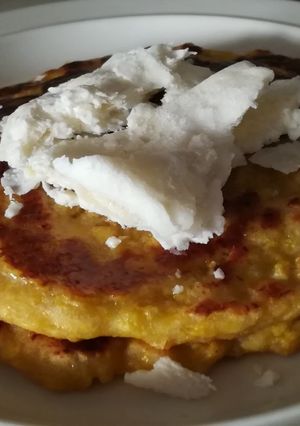 Una foto de Cachapas de Plátanos