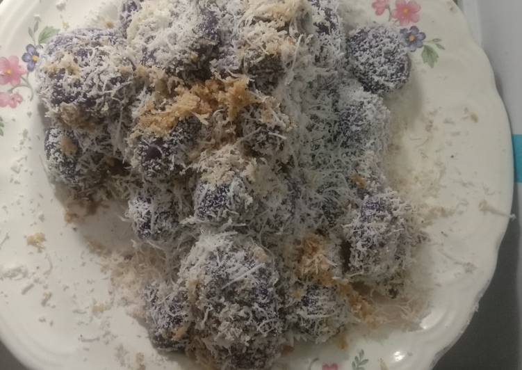 Langkah Mudah untuk Membuat Onde onde ubi ungu ?, Enak Langkah Mudah untuk Membuat Onde onde ubi ungu ?, Enak