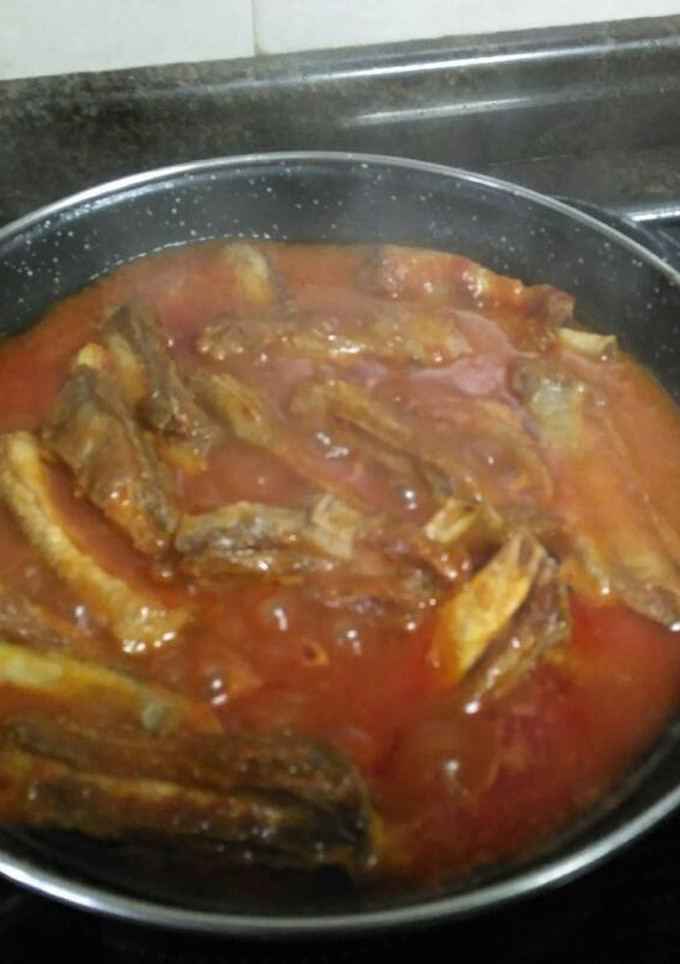 Una foto de Costillas con tomate