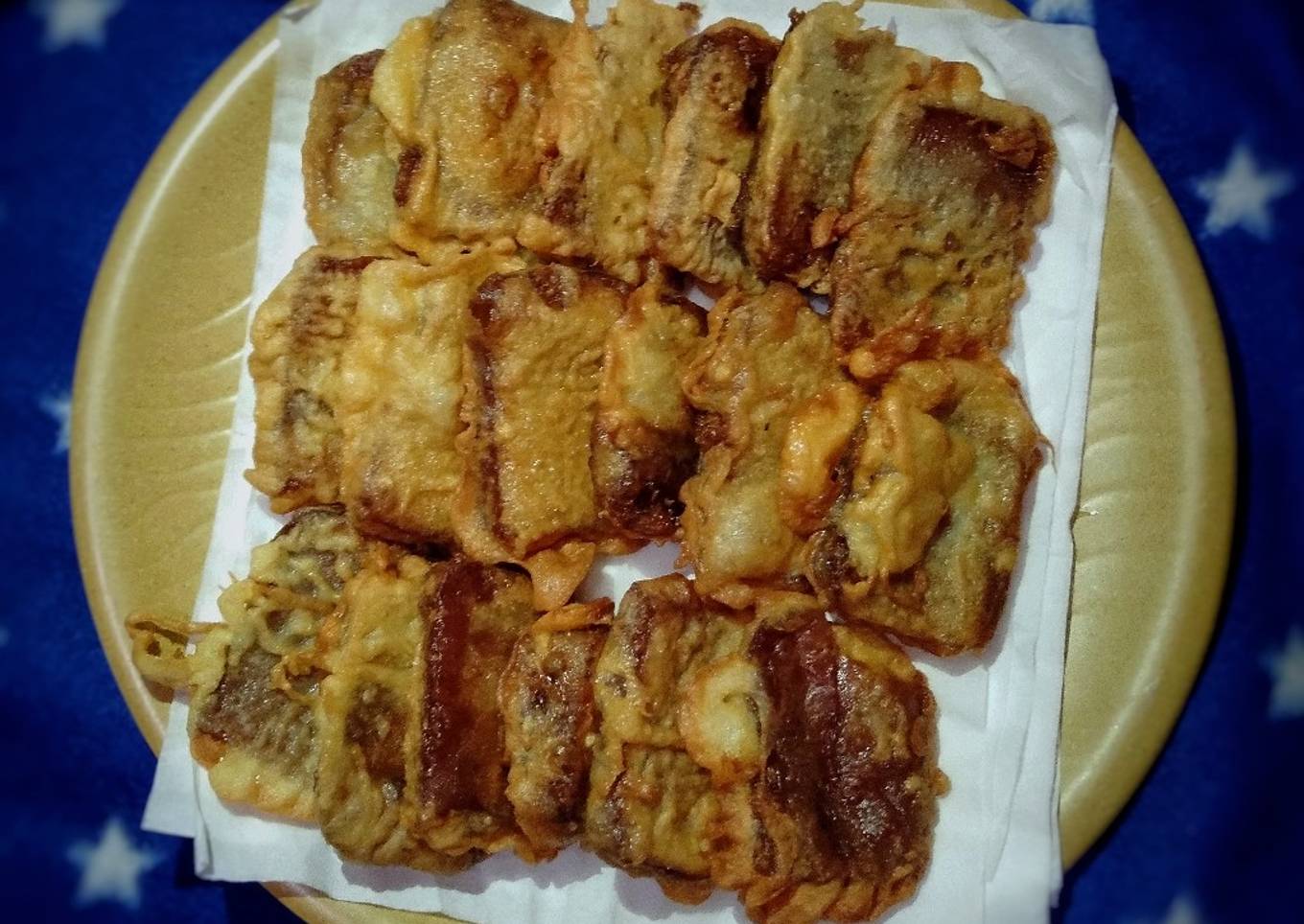 Kue keranjang goreng