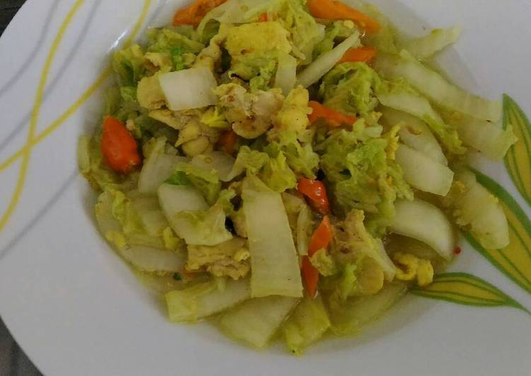 Resep Ayam sawi bumbu kuning (diet mayo) Anti Gagal