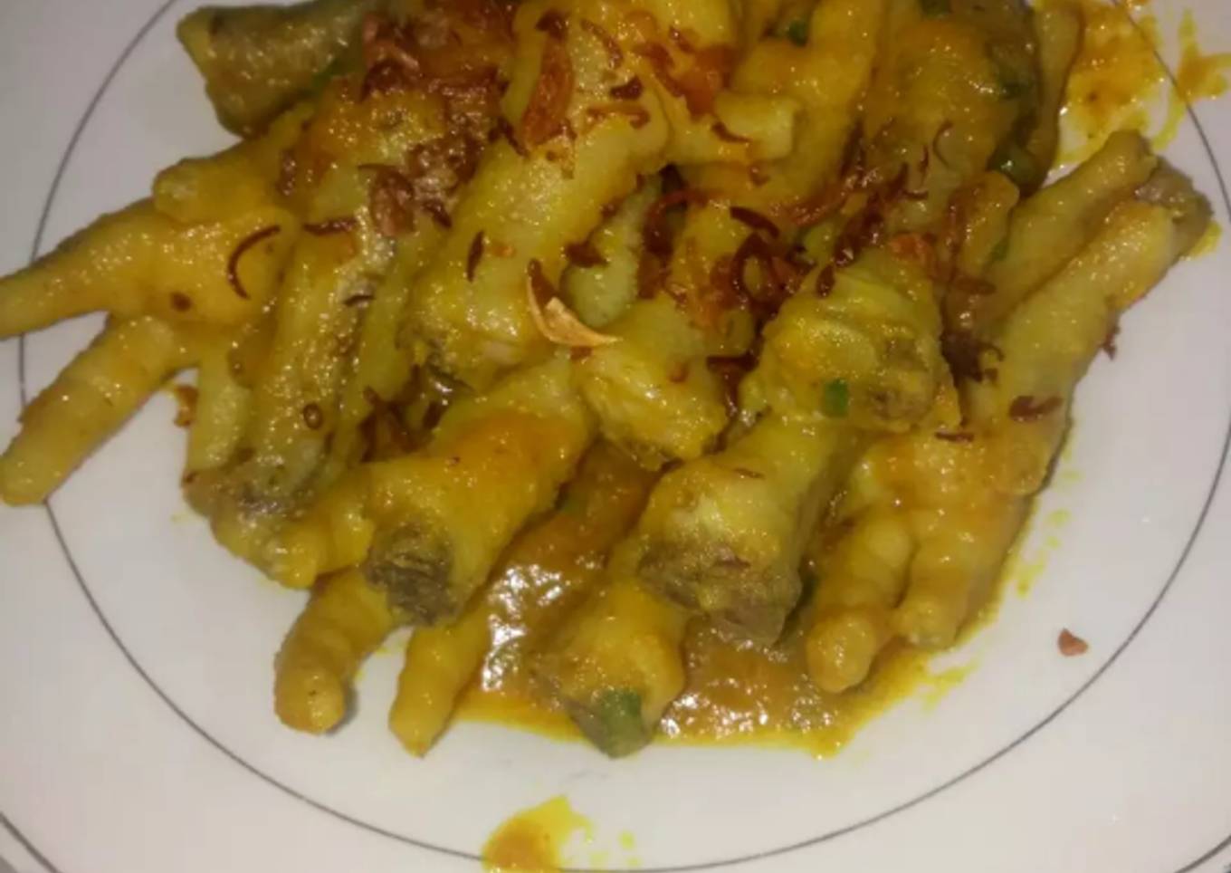 Rica-rica ceker ayam