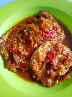 Foto resep Telor ceplok balado