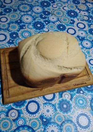 Una foto de Pan de navidad sin frutas sin gluten en horno Atma