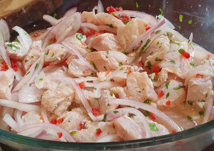 Ceviche de corvina Receta de Elita3107 Cookpad