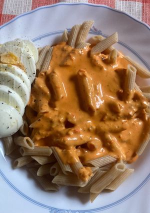 Foto principal de Pasta con cherry y queso feta