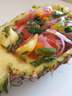 A picture of Mango Pineapple Salsa.