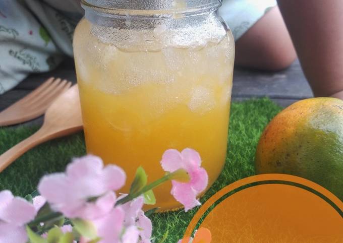 Resep bikin Es Jeruk Peras  nikmat