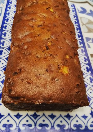 Una foto de Budín integral de manzanas