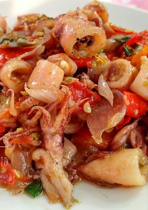 Foto resep Cumi Asin sambal bawang