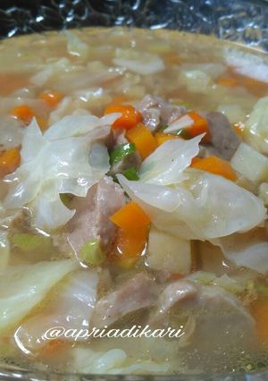 Foto resep Sayur Sop baso bening simpel