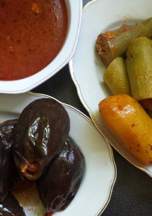 صورة لوصفة كوسا محشي بطعم دبس الرمان ☺😋😋