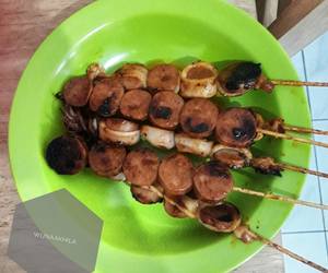 Resep Terbaik Cumi sosis panggang Enak Sempurna