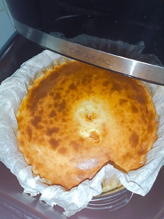 Una foto de Tarta queso airfryer