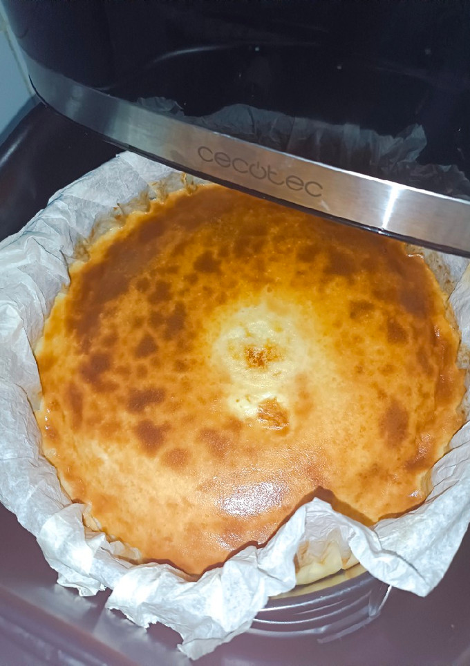 Una foto de Tarta queso airfryer