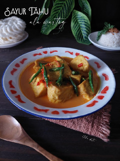Foto resep Sayur Tahu Ala Warteg