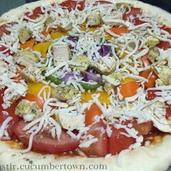 A picture of Rainbow Pizza.