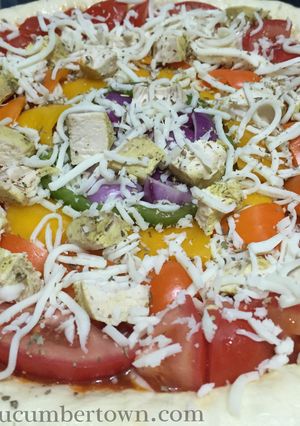 A picture of Rainbow Pizza.