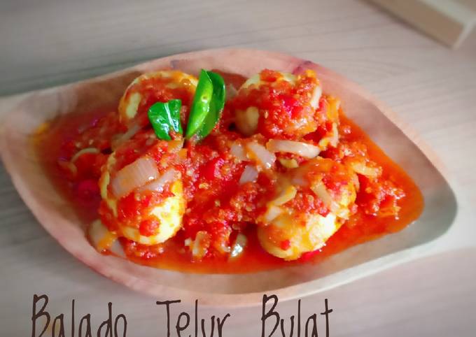 Balado Telur Bulat