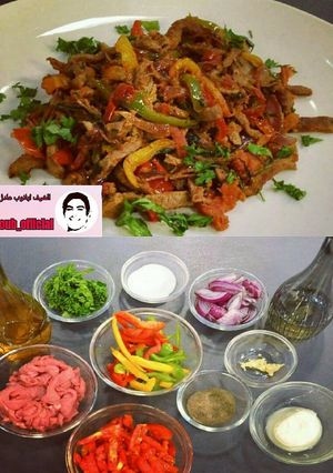 صورة لوصفة شاورما اللحمة