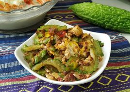 Peria Goreng Telur