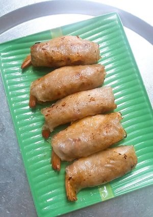 Hình của món Chả ram tôm.
