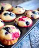 Berry Muffins / Raspberry Blueberry